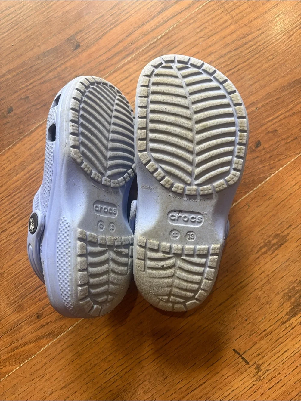 CROCS Kids Classic Clogs in Light Lavender